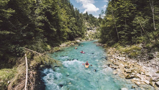 Die Salza bietet auf ihren Abschnitten Wildwasserabenteuer für jedes Sportlevel.