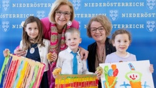 Appell an die Kindergärten kommt von Mikl-Leitner und Teschl-Hofmeister (re.)