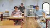 Anna Hölzl, Jakob Erkinger und Maximilian Leitgeb legen am Dienstag ihre schriftliche ...
