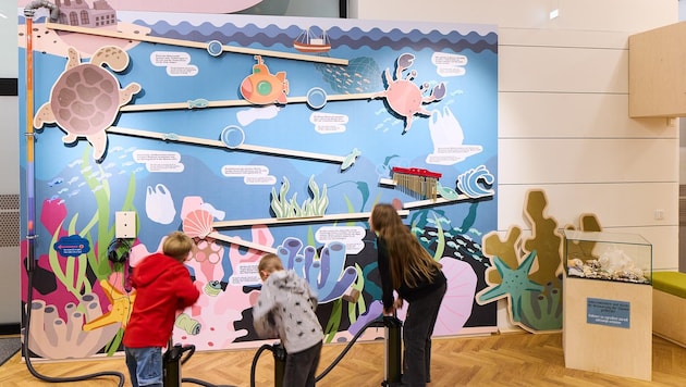 Die Ausstellung „Mission Klimaschutz“ erleben am Lotterientag Menschen mit ...