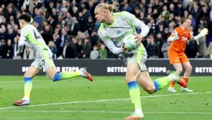 Erling Haaland und Manchester City kamen mit einem blauen Auge davon.