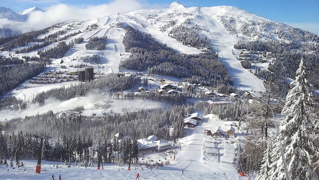 Das Chalet am Katschberg wird laut Werbung direkten Pistenzugang haben.