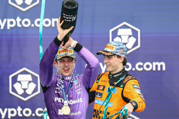 Antonelli feierte in Miami seinen dritten Saisonsieg – allerdings ohne Champagner.