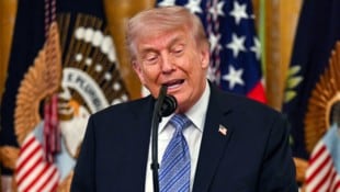 US-Präsident Donald Trump in seiner Rede