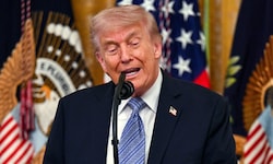 US-Präsident Donald Trump in seiner Rede