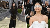 Madonna (l.) entsprang mit ihrem Outfit direkt einem Gemälde der Surrealistin Leonora Carrington ...