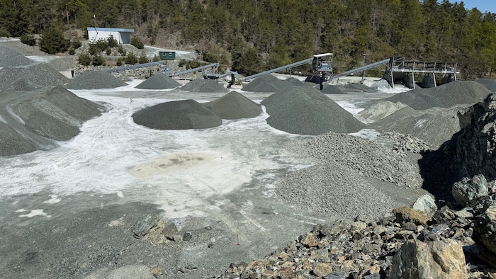 The contaminated material is believed to have come from the quarry in Pilgersdorf.