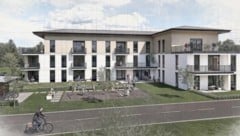 So soll das „Haus der Generationen“ am Hubertusweg in St. Kanzian aussehen - acht Wohneinheiten ...
