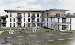 So soll das „Haus der Generationen“ am Hubertusweg in St. Kanzian aussehen - acht Wohneinheiten ...