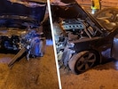 Der Teenie überfuhr eine Verkehrsinsel, verlor die Kontrolle über sein Fahrzeug und touchierte ...