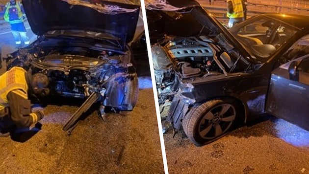 Der Teenie überfuhr eine Verkehrsinsel, verlor die Kontrolle über sein Fahrzeug und touchierte ...