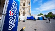 Die Vorbereitungen für den ESC laufen auf Hochtouren. Der Rathausplatz ist einer der drei ...