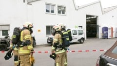 Einsatz der Feuerwehren in Hohenems. 