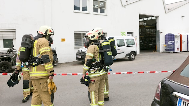 Einsatz der Feuerwehren in Hohenems.