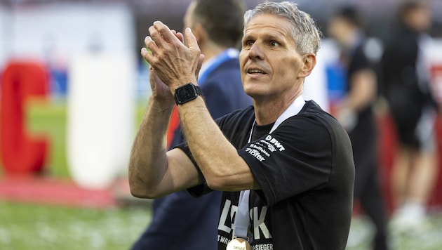 Trainer Didi Kühbauer hat entscheidenden Anteil an den Erfolgen des LASK.