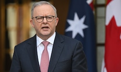 Australiens Premier Anthony Albanese informierte die Weltöffentlichkeit über den bereits mehrere ...