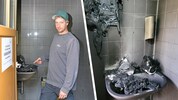 Bauhofleiter Erwin Hochauer (li.) entdeckte den ersten Brand. Sämtliche WC-Anlagen bleiben ...
