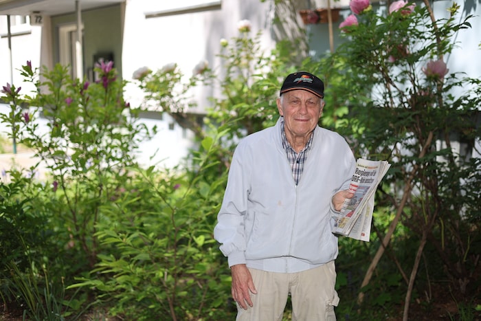 Mehrmals berichtete die „Krone“ über den grünen Gemeindebaugarten, den Hans Maczejka über ...