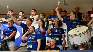 Die Fans feuerten die Ferlacher in der eigenen Halle lautstark an, hoffen aufs nächste Heimspiel ...
