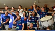 Die Fans feuerten die Ferlacher in der eigenen Halle lautstark an, hoffen aufs nächste Heimspiel ...