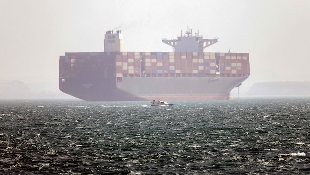Ein iranischer Tanker in der Straße von Hormuz
