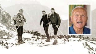 In ihrer Jugend gingen die beiden Freunde – Alois ist links am Bild zu sehen, Gerd in der ...