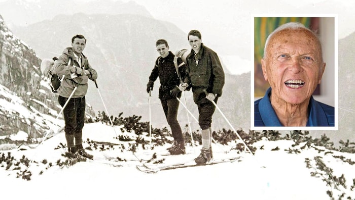In ihrer Jugend gingen die beiden Freunde – Alois ist links am Bild zu sehen, Gerd in der ...