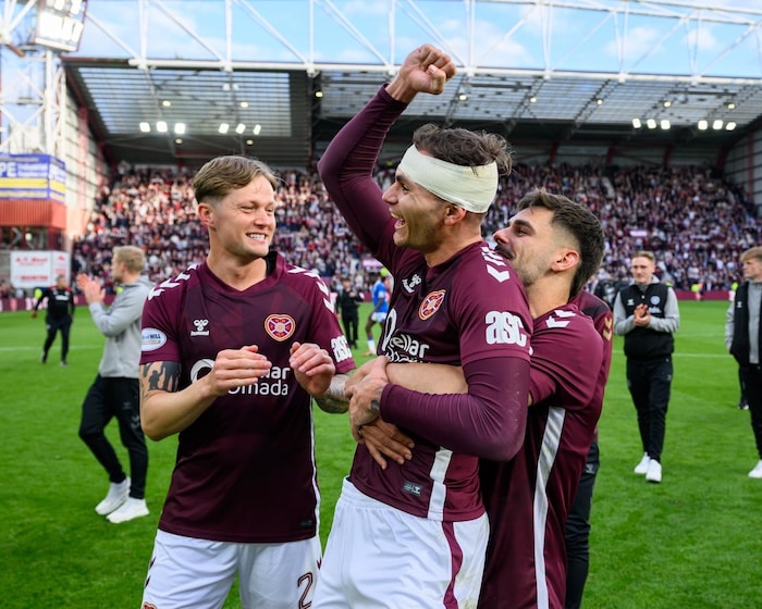 Steinwender und seine Hearts gewannen zuletzt gegen die Rangers.