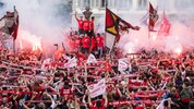 Die ganze Stadt feierte den ersten Meistertitel des Klubs