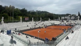 Die Tennisanlage im „Foro Italico“ in Rom.