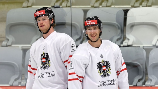 Österreichs Team darf auf Lucas Thaler (re.) und Thimo Nickl setzen