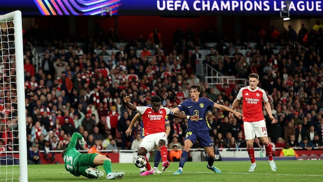 Bukayo Saka's goal decided the match.