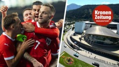 Hoffentlich kann die Österreichische Nationalmannschaft bei der WM 2026 oft jubeln (links). In ...