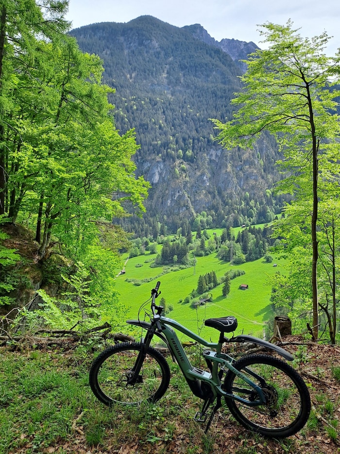 „Bike & Hike“ am Lorünserberg.