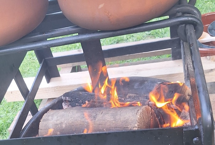 Das Feuer als wesentlicher Teil alter Zeiten