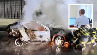 Die jungen Ungarn verbrannten hilflos in ihrem Pkw.
