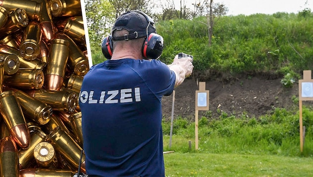 Ein Einsatztraining der Polizei (Symbolbild) – jetzt steht ein Schieß-Übungsleiter aus der ...