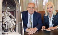 Wolfgang Brandstetter und Gertrude Brinek blicken in Anbetracht der Budgetnot besorgt auf die ...