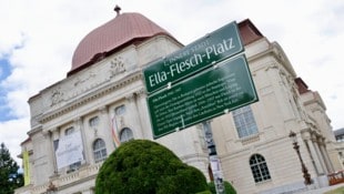 Die ehemalige Dr.-Muck-Anlage wurde zum Ella-Flesch-Platz.