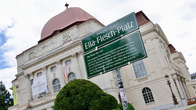 Die ehemalige Dr.-Muck-Anlage wurde zum Ella-Flesch-Platz.
