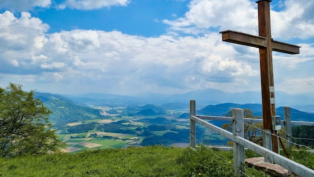 Der Lippekogel bei Brückl bietet einen einmaligen Ausblick ins malerische Görtschitztal und das ...