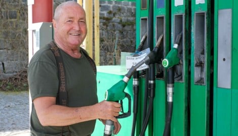 Leo Anzinger (74) betreibt die Tankstelle in Windhaag bei Freistadt (OÖ).