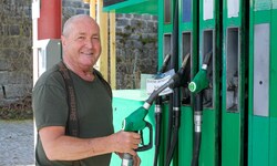 Leo Anzinger (74) betreibt die Tankstelle in Windhaag bei Freistadt (OÖ).
