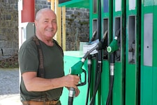 Leo Anzinger (74) betreibt die Tankstelle in Windhaag bei Freistadt (OÖ).