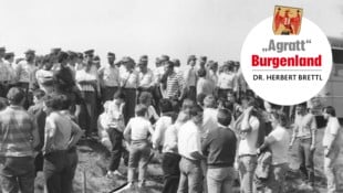 Sperre des Grenzübergangs nach Ungarn bei Nickelsdorf 1986