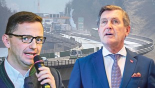 „Viel zu spät“ sei es für Änderungen, sagt BM Mühlsteiger (li.). Minister Hanke sorgt sich um ...