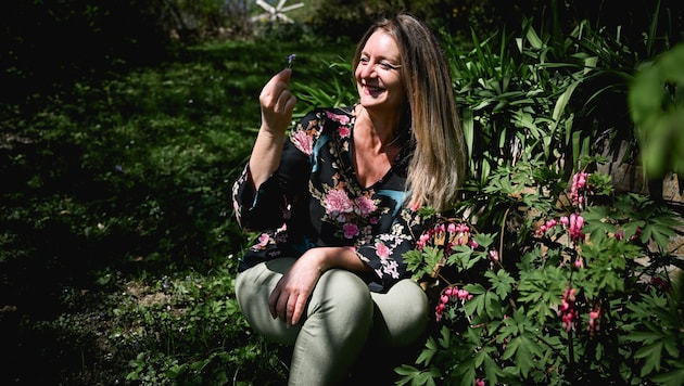 Schon als Kind pflückte Patrizia Haslinger kleine Sträuße aus Veilchen für ihre Oma oder ihre ...