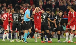 Die Bayern-Spieler konnten ihren Augen nicht glauben.