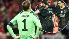 Während PSG über den Finaleinzug jubelt, ist der Frust und die Enttäuschung bei Manuel Neuer und ...