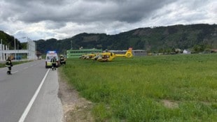 Drei Hubschrauber flogen die Schwerverletzten in Spitäler nach Graz und Wien.